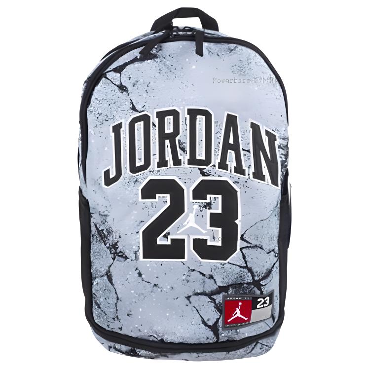 Nike Top Grain Cow Leather Backpack Regular Unisex Gray & Black FQ0951-011