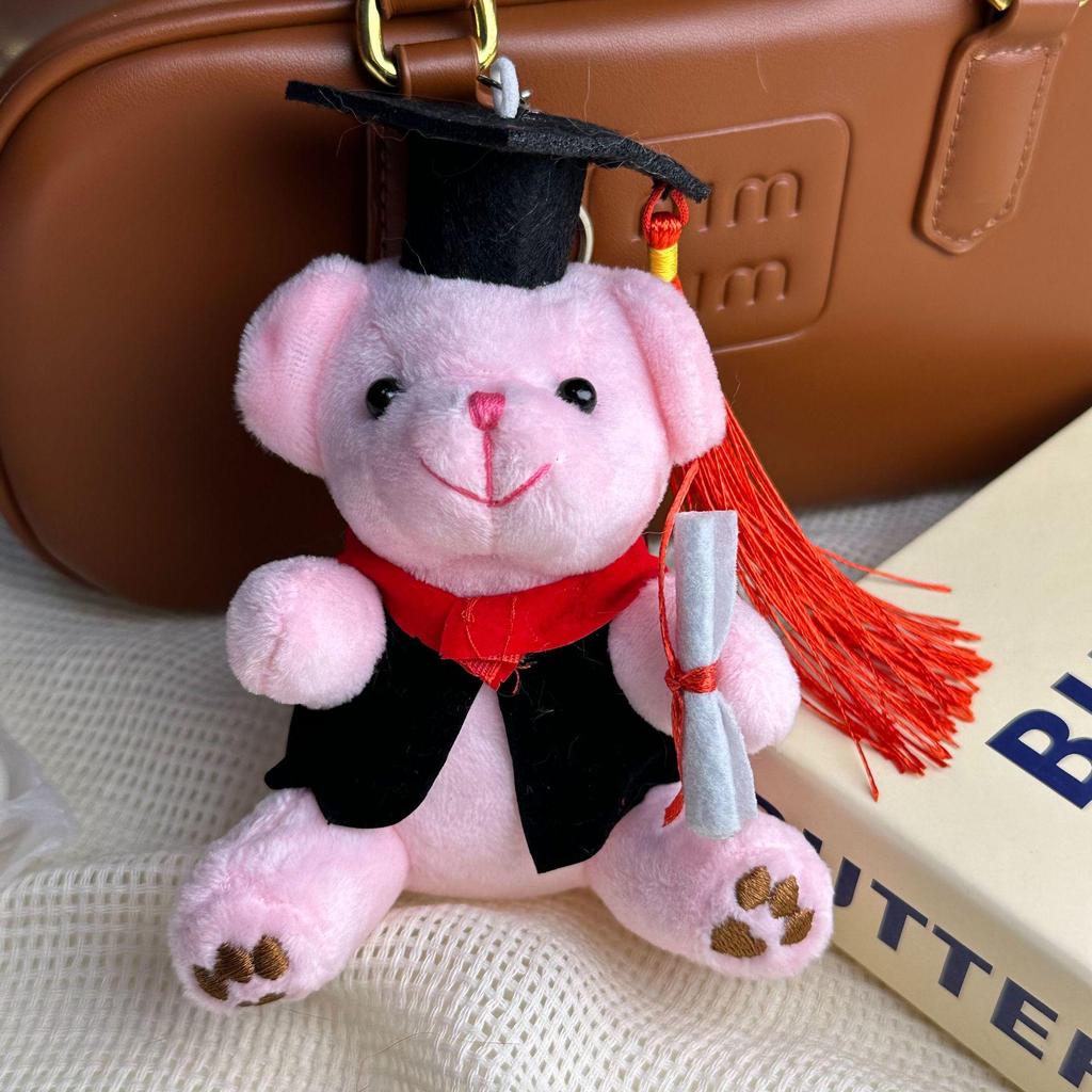 Graduation Commemorative Doctor Bear Plush Toy - Sitting Teddy Bear Pendant Gift