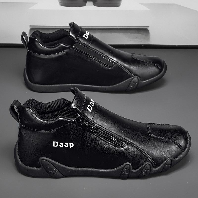 Men's shoes spring new high-top casual shoes men's work shoes versatile outdoor hiking shoes