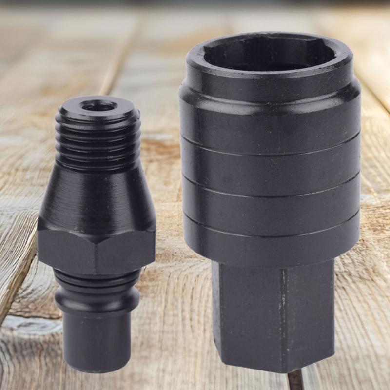 Anti Lock Water Drill Connector with Quick Detaching Capability for Fast Bit Swapping Built In Water Passage and Durable Construction