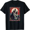 T-shirt Illustration Couverture de Livre Château de Dracula