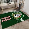 Mexico Football Team Emblem Printed Area Rug for Office, Chair Rug, Decorative Carpet Floor Mat, Large Size Fan gifts Christmas gifts