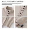 Mark Fairwhale Men's Henley Neck Loose-Fit Knit Sweater