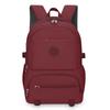 Solid Color Backpack Lightweight Nylon Bag Unisex Travel Backpack Student Schoolbag