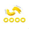 2 Pieces D Ring Shackle Isolators Accessory Portable Replacement Easy Installation Multipurpose Fits