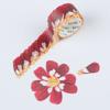 200PCS Adhesive Sticker Stylish Sticky Paper Flower Petals Tape Scrapbooking Masking Tape