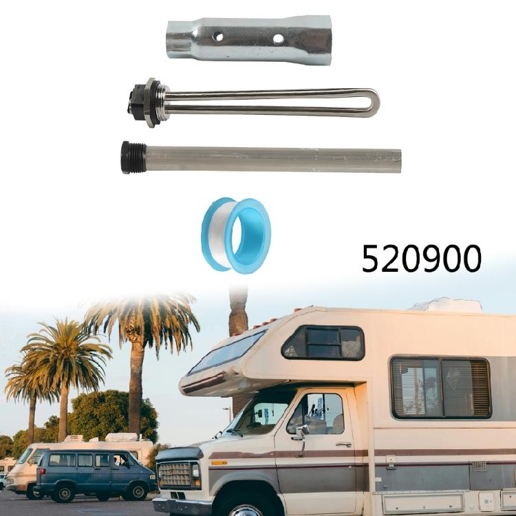Metal Heating Element Replacement 520900 520789 for Campers Water Heaters with 150mm Sleeve Accessories