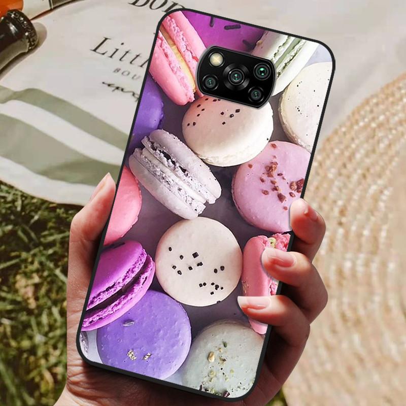 Pour Xiaomi Poco X3 NFC Coque Silicone Souple TPU Housse de Téléphone Pour Xiaomi Poco X3 NFC Coque X 3 NFC Marbre Bumper Protecteur