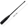 HYS NA-701 Walkie Talkie Antenna Dual Band 2meter 70cm Two Way Radio Replacement Antenna with SMA Male Connector for Wouxun KG-UV6D KG-UV8D TYT UV380