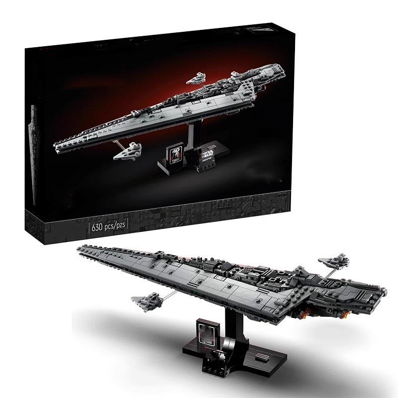 Star Executor Super Starship Battle Ship Vs. Space Ship Small Particle Building Blocks Toy