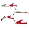 1Pair Alligator Clip Copper Crocodile Clips 1000V/20A 4mm Banana Socket Test Clip For Multimeter Pen Test Lead Cable