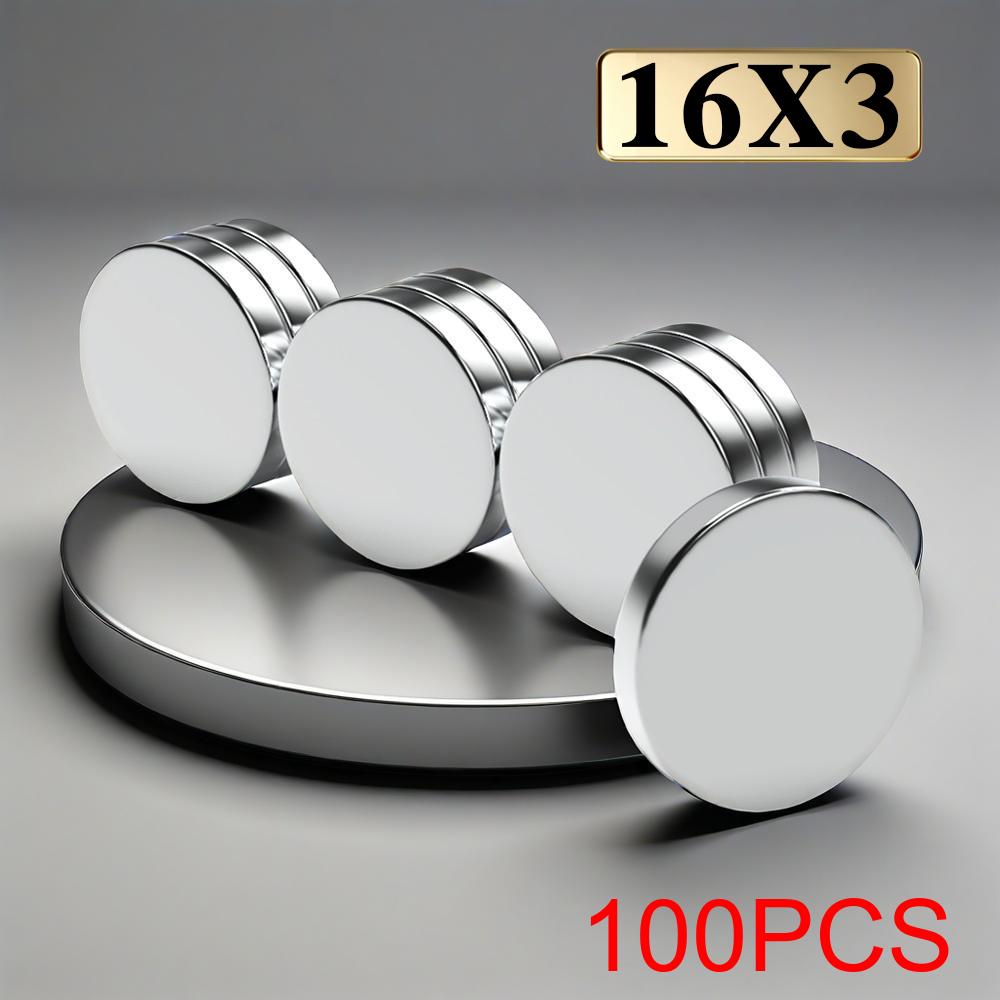 16x3mm Imans Refrigerator Magnets for DIY Office Whiteboard Workshop Suitable Tools Home Workplace