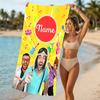 Customizable personalized beach towels Danny Go themed designs.Suitable for the beach, yoga, sports;ideal as beach accessories