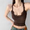 2025 Summer Women's Ribbed Tank Top - Sexy Sleeveless Slim Camisole