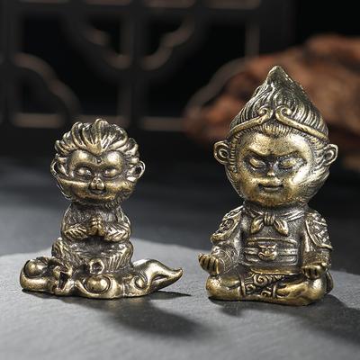 Metal Knickknack Brass Monkey King Monkey King