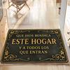 Inspirational Spanish Quote Doormat  Rectangular Mat for Kitchen Entrance Door Carpet Rug for Living Room Bedroom Rugs Home Deor