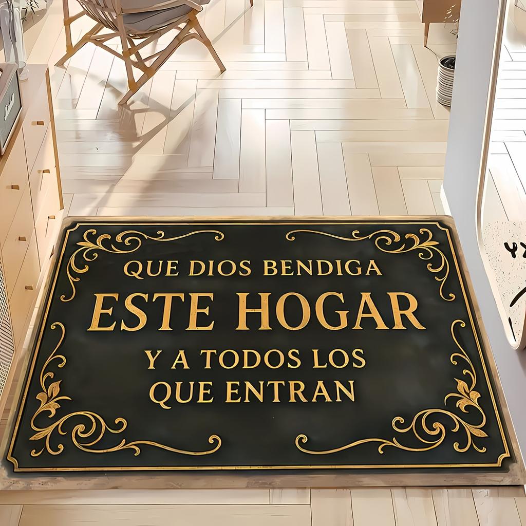 Inspirational Spanish Quote Doormat  Rectangular Mat for Kitchen Entrance Door Carpet Rug for Living Room Bedroom Rugs Home Deor