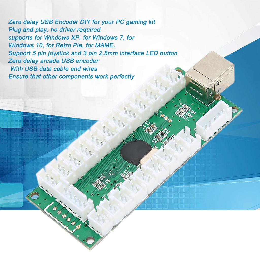 070921 Game Encoder with USB Cable Delay Game Console Encoder for PC