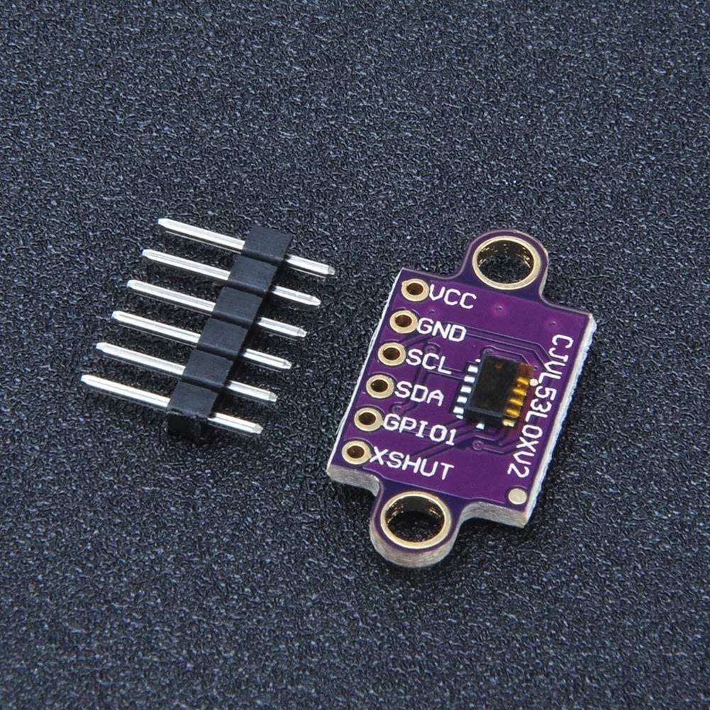 1-10PCS VL53L0X Time-of-Flight (ToF) Laser Ranging Sensor Breakout 940nm GY-VL53L0XV2 Laser Distance Module I2C IIC with Pin