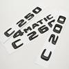 3D ABS Car Letters Logo C200 C250 C260 4MATIC Rear Trunk Badge Emblem Sticker For Mercedes Benz C Class W206 Tail Accessories IL1