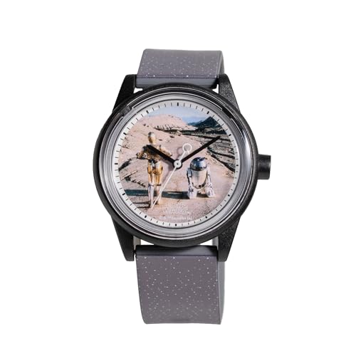 Citizen Q&Q SmileSolar STAR WARS R2-D2 C-3PO R01A-519VK Black/Gray