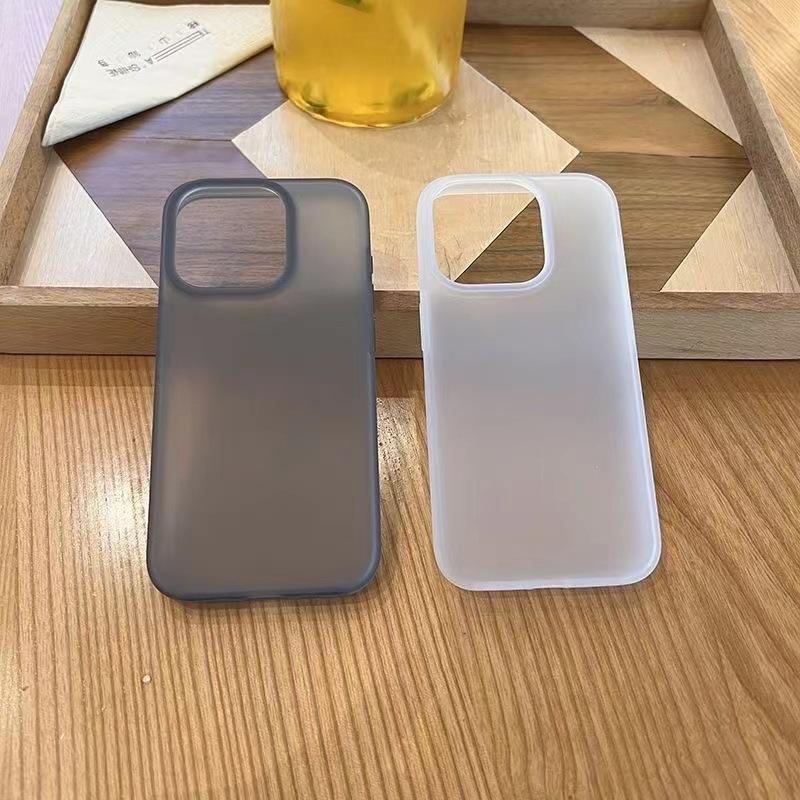 Solid Color Minimalist Frosted Phone Case Suitable for IPhone 15 Anti Drop 16 Promax Protective Case for Apple 14 Plus Case