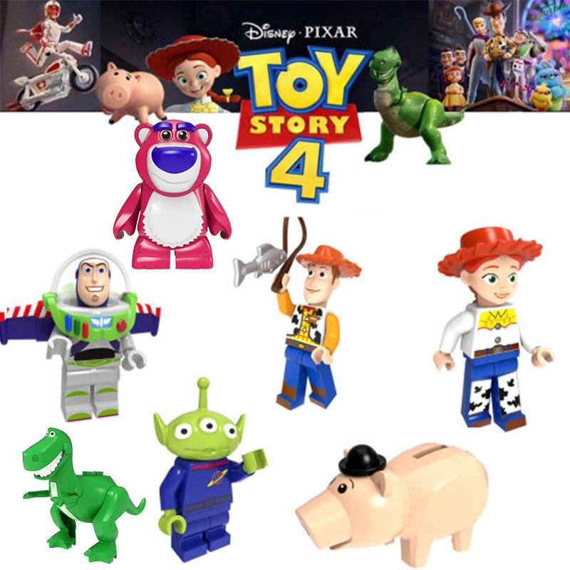 Toy Story Stavebnice Plastové Hračky Postavičky Pro Děti Výška 4,5 cm