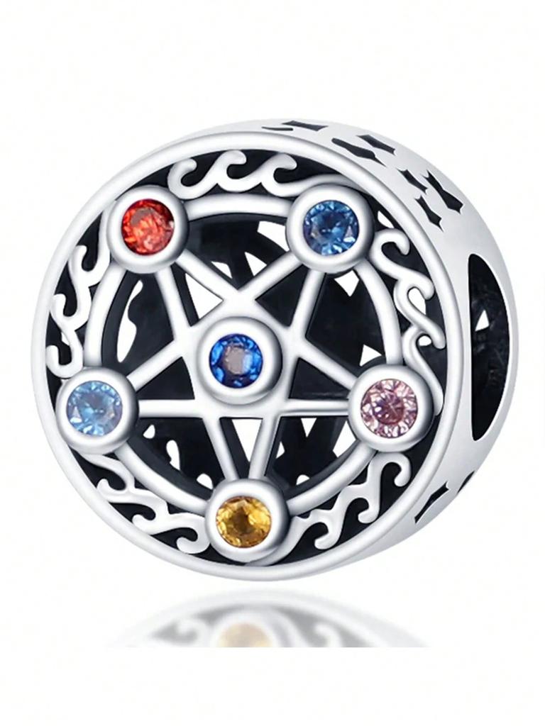 Family Love Four-Leaf Clover Beads Charm Copper Plated Fit Charms Copperoriginal Bracelet For Jewelry Making Diy Charm