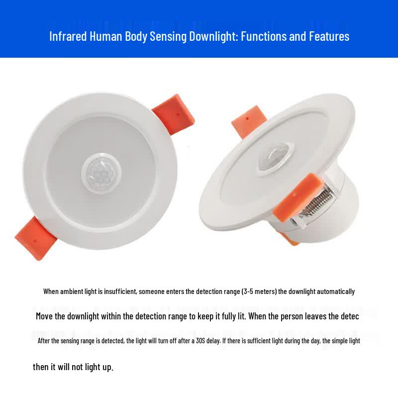 Maworth LED Infrared Sensor Downlight