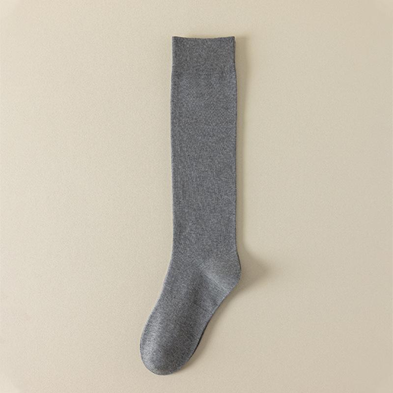 Calf Socks for Women, Autumn and Winter Cotton, Slightly Pressurized, Slimming and Leg Beautifying Socks, Black Autumn and Winter Calf Socks