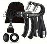 5-60kg Adjustable Grip Strength Fitness Equipment Men Women Train Wrist and Finger Strength TPE Rubberized Hand Grips