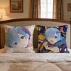Re:Life In A Different World From Zero Cushion Cover 1Pcs Decorative Covers Soft Cushion Case For Sofa Couch Decor 40X40 45X45