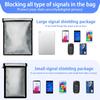 Fireproof Water Resistant Bag Faraday Storage Cage Phones Signal Blocker Pouch Home Storage Organization Storage Bags