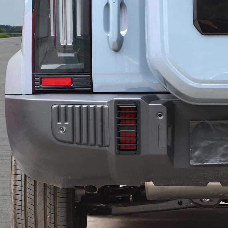 Car Front Bumper Daytime Running Light Rear Bumper Fog Lampshade Protecctive Decoration Stickers For Jetour Traveler  T2 2024 Up Exterior Accessories