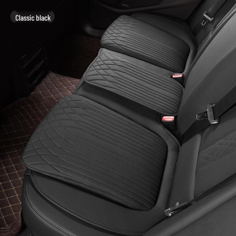 Tesla Universal Leather Seat Covers - All-Season Driver and Passenger Pads