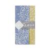 Snow White Yuzen Hagi Handkerchief, (Bush Clover) Indigo/Gardenia