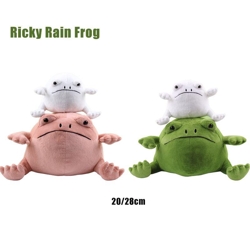 Adorable 7.8/11in Ricky Rain Frog Cartoon Plush Toy Soft Stuffed Animal Doll Kids Hug Gifts Xmas