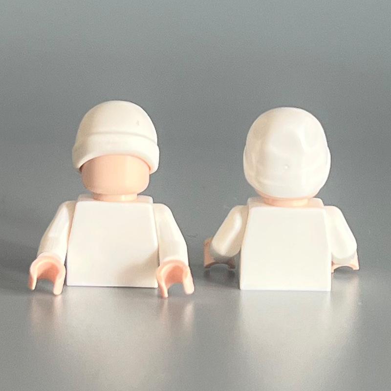 Совместимость с небольшими частицами, строительный блок, миниатюрные детали шляпы, военные, специальные полицейские профессиональные аксессуары своими руками