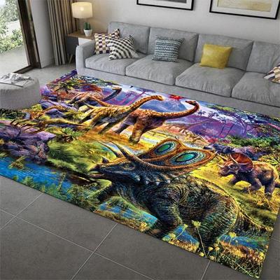 3D Dinosaur Large Mat Rugs for Living Room Comfortable Carpet Soft Floor Mat Rugs for Bedroom Horror Mat