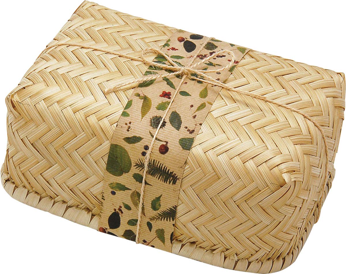 Yamako Naturalist Bamboo Box Lunch 14 x x 20 88548 Box, 8.5 cm,
