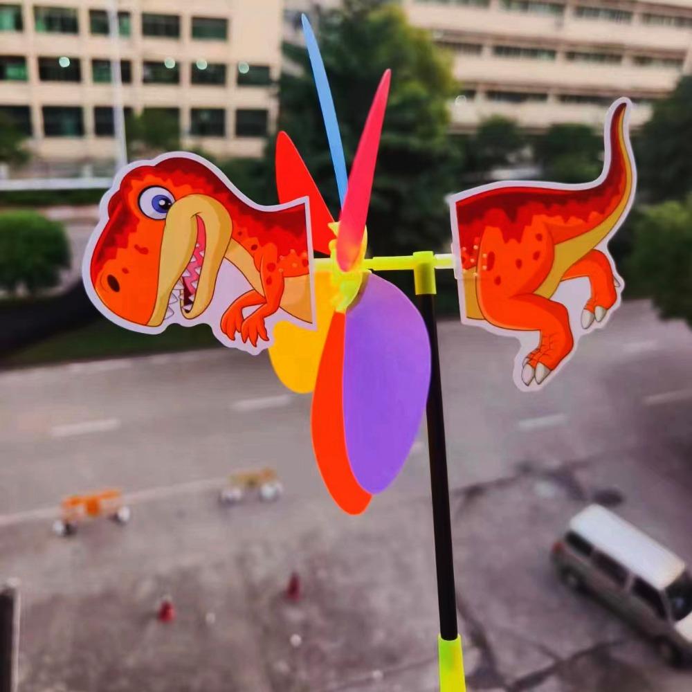 Kolorowe Zwierzątko Pszczoła Sześć Kolorów Wiatrak Plastikowy Kreskówka Zabawki dla Dzieci Dekoracja Ogrodu Podwórka