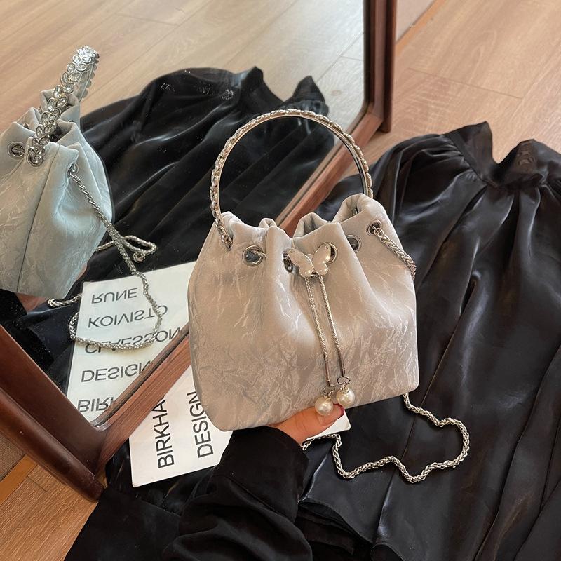 Small Bag Women's New Fashion Hand Carry Small Square Bag Chain Shoulder Messenger Bag