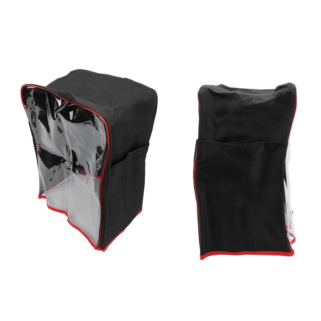 Stand Mixer Cover Water Resistant Oxford Cloth Transparent Front Kitchen Mixer Dust Proof Cover with Pockets