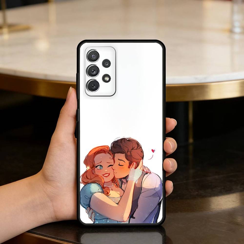 Colin And Penelope Fanart Phone Case For Samsung Galaxy A73,A72,A71,A70,A53,A52,A51,Soft Silicone Black Cover
