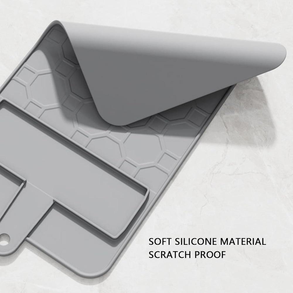 10 Compartments Kitchen Knife Mat Anti-Slip Base Knife Storage Mat Cutlery Drawer Insert Home Use
