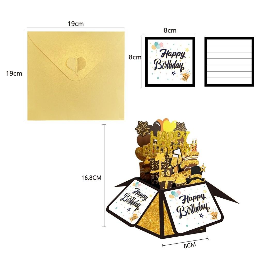 

Fashion paper 3D Pops-up Bouquet Bouquet Flower Folding Greeting Card Floral Box Postcard Birthday Wedding