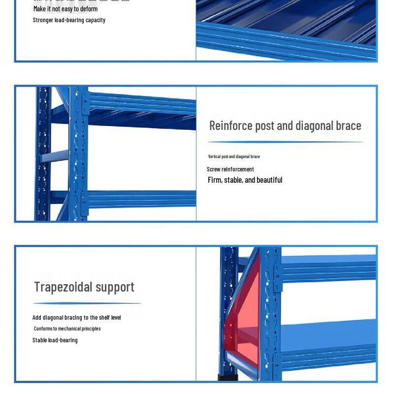 Miling 5-Layer Light-Duty Metal Storage Shelf