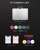 HEITOK Poker Chips 500 Pieces Poker Set with Numbers Aluminum Case Set Compatible with Texas Includes 5 Dice and 2 Sets of Playing Cards 11.5g