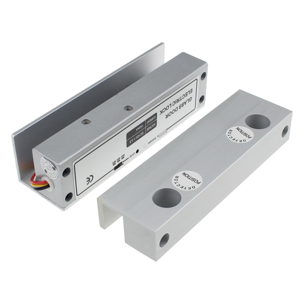 Durable Aluminum Alloy Anti-Theft Electric Bolt Lock with Easy Installation for Fully Frameless Glass Doors