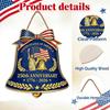 Wooden Hanging Ornament American 250th Anniversary Pendant Eagle Door Sign Patriotic Independence Day